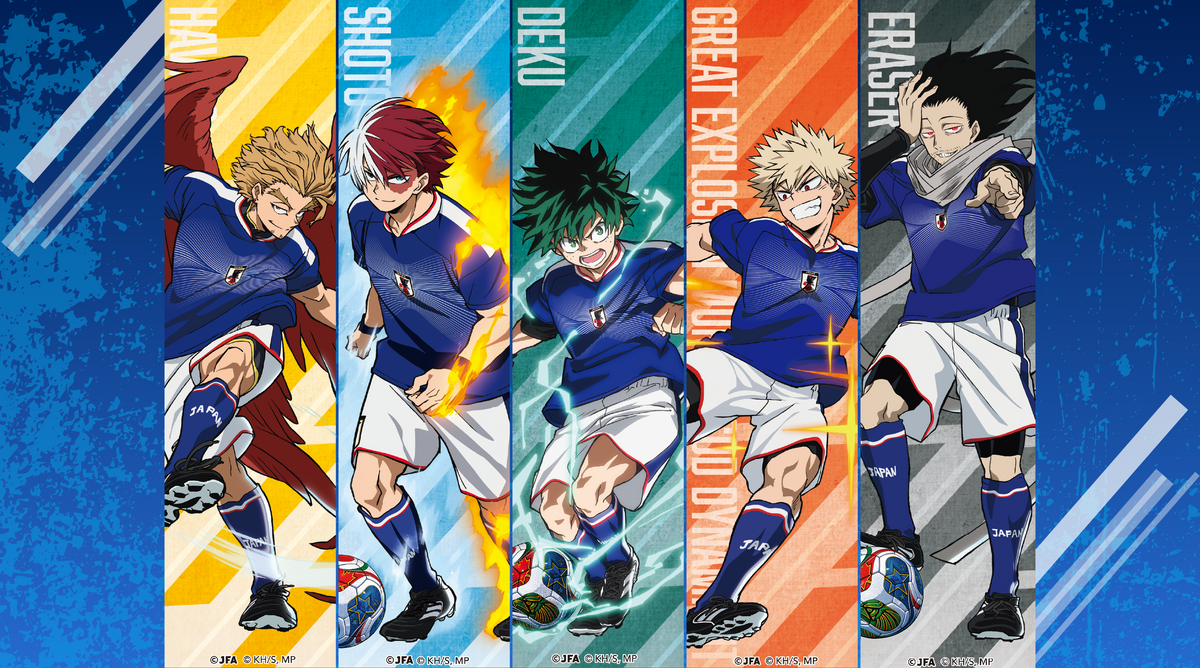 僕のヒーローアカデミア サッカー日本代表コラボ 轟焦凍　ユニフォーム ヒロアカ 0611MHAcharacter_DT.png?v=